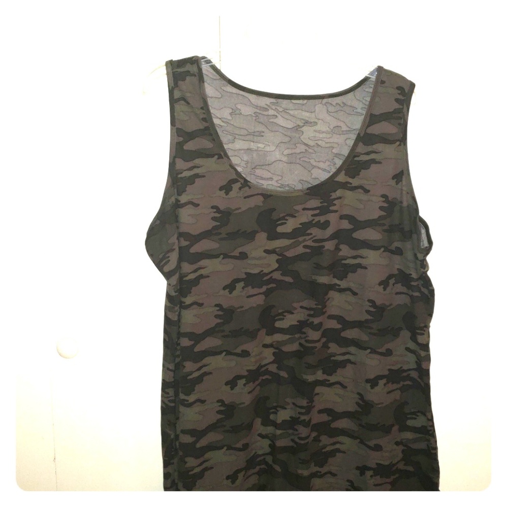 Camo tank top